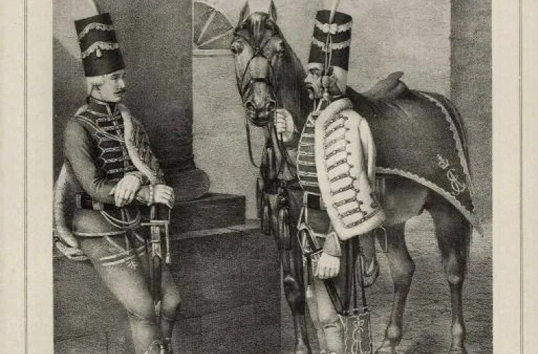 Офицер и солдат Молдавского гусарского корпуса (1763-1776)